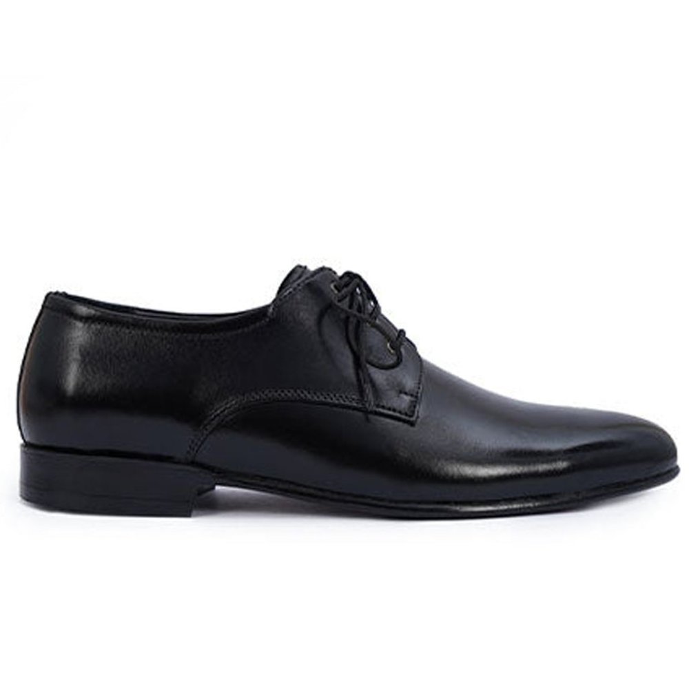 Bashwood Handmade Black Office Style Leather Oxfords